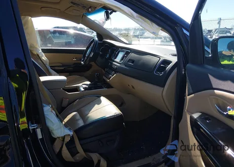 2016 Kia Sedona Sx Luxury z USA, uszkodzony, nr VIN KNDME5C15G6175212